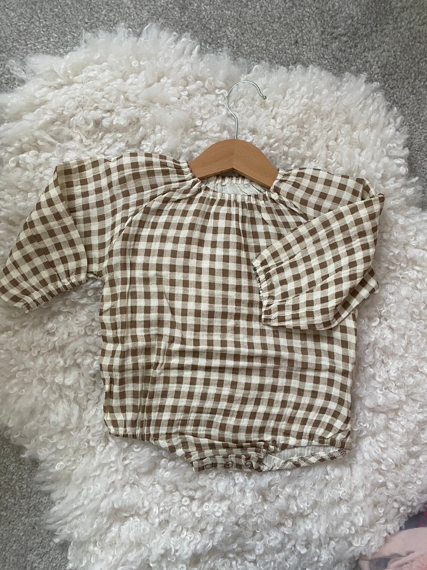 Tartan Baby Romper