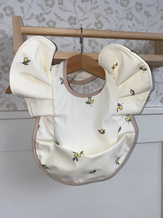 Boutique Bib- Yellow Flower